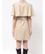 【WEB限定カラーあり】ケープトレンチミニワンピース