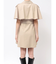 【WEB限定カラーあり】ケープトレンチミニワンピース