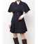 【WEB限定カラーあり】ケープトレンチミニワンピース