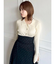 アイレットスリーブニットトップス