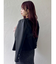 ウエストシェイプフェイクレザージャケット