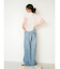 コットンノースリフリルブラウス