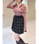ツイードラップミニスカート
