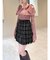 ツイードラップミニスカート