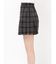 ツイードラップミニスカート