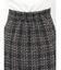 ツイードラップミニスカート