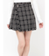 ツイードラップミニスカート