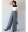 フロントラップスーパーワイドパンツ