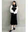 【MARY QUANTコラボ】シャツドッキングニットワンピース