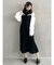 【MARY QUANTコラボ】シャツドッキングニットワンピース