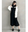 【MARY QUANTコラボ】シャツドッキングニットワンピース