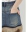 ファードッキングデニムミニスカート