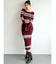 リブニットワンピース【ブルーWEB限定カラー】