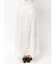 レースパッチワークフレアスカート