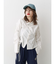 アシメドロストギャザーシャツ