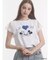 【Mickey&Minnie】ILOVEレースリメイクトップス