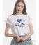 【Mickey&Minnie】ILOVEレースリメイクトップス
