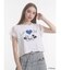 【Mickey&Minnie】ILOVEレースリメイクトップス