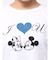 【Mickey&Minnie】ILOVEレースリメイクトップス
