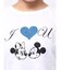 【Mickey&Minnie】ILOVEレースリメイクトップス