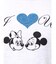 【Mickey&Minnie】ILOVEレースリメイクトップス