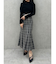 バックレースアップストレッチマーメイドスカート