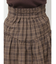 チェックミニフレアスカート【セットアップ着用可能】