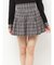 チェックミニフレアスカート【セットアップ着用可能】