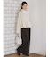 フェイクウール折返しベルトパンツ