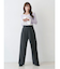 フェイクウール折返しベルトパンツ