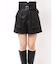 フェイクレザーハイウエストワークショートパンツ