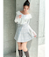 フリンジツイードミニスカート【セットアップ着用可能】