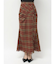 フリンジチェックタックスカート