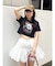 フラワーフォトフィットTシャツ