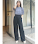 basicストレートパンツ