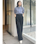 basicストレートパンツ