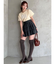 ヘムバルーンフリルミニスカート