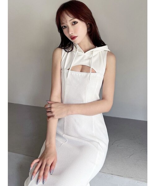 カットアウトフーディワンピース｜マークスタイラーアウトレット