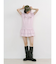 ロゴフリルミニワンピース