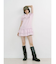 ロゴフリルミニワンピース