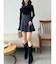 バックZIPミニマーメイドミニスカパン