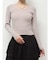デコルテクロスニットトップス