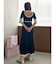 【MARY QUANTコラボ】バックシャンデイジーストラップマーメイドニットワンピース