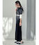 【MARY QUANTコラボ】バックシャンデイジーストラップマーメイドニットワンピース