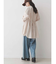 ワンポイント エンブロイダリーボーイフレンドシャツ