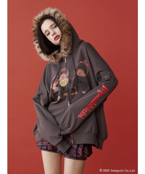 monchhichi×jouetie】ファードッキングZIPフーディ｜マークスタイラー