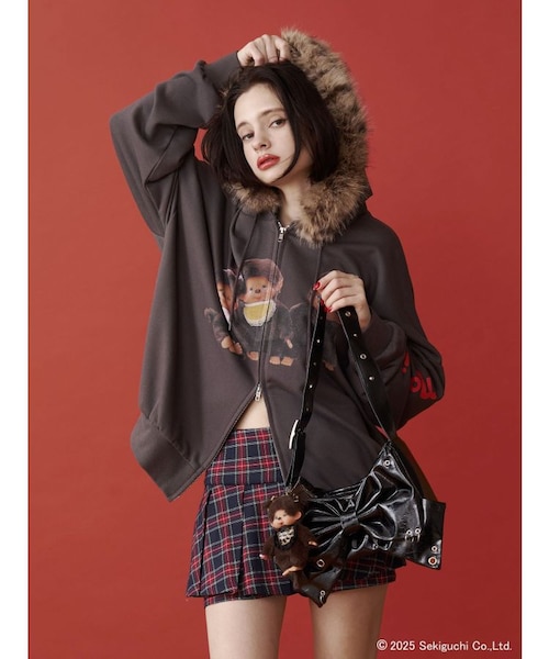 monchhichi×jouetie】ファードッキングZIPフーディ｜マークスタイラー