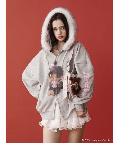 monchhichi×jouetie】ファードッキングZIPフーディ｜マークスタイラー