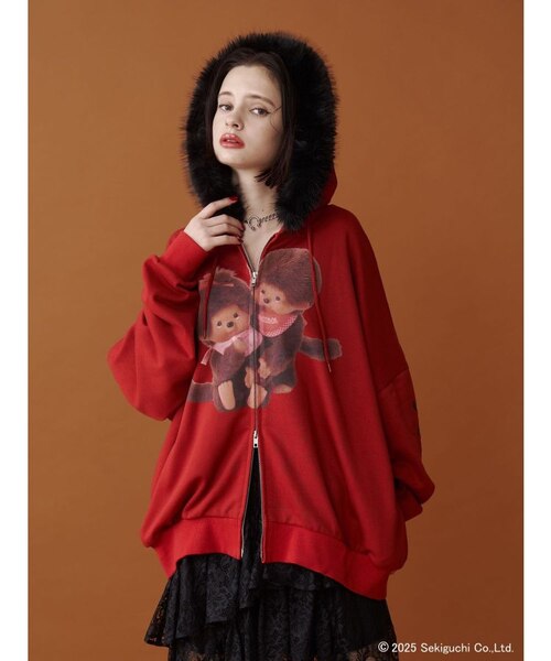 monchhichi×jouetie】ファードッキングZIPフーディ｜マークスタイラー