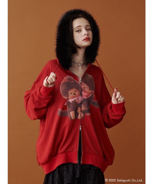 monchhichi×jouetie】ファードッキングZIPフーディ｜マークスタイラー